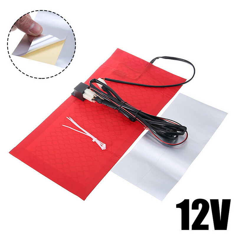 12V Universal Motorcycle for Seat Waterproof Carbon Fiber for Seat Heating Pad Heater
