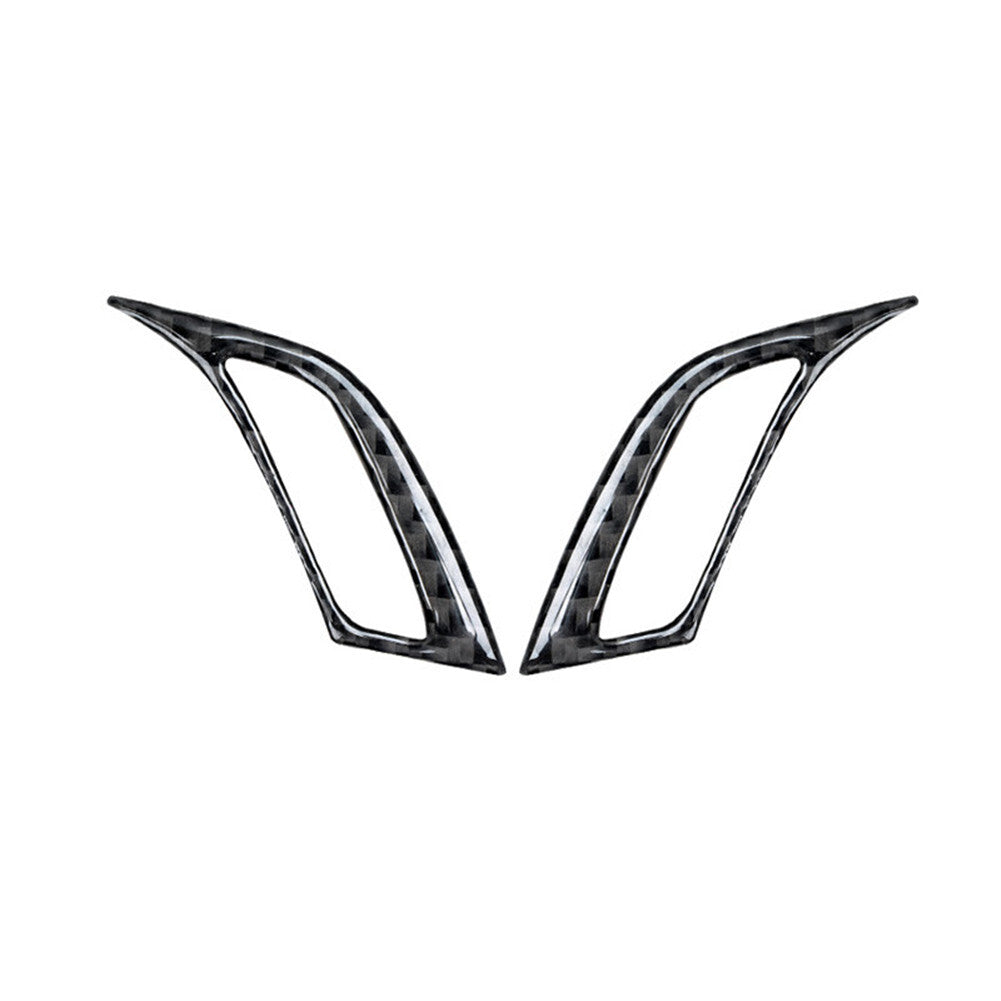 2Pcs Carbon Fiber Side Air Vent Outlet Cover Trim for BMW X1 F48 2016-2018