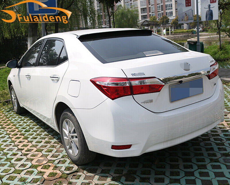 for Toyota for Corolla 2014-18 Black Roof Window Visor Spoiler Wing Fuel Efficiency