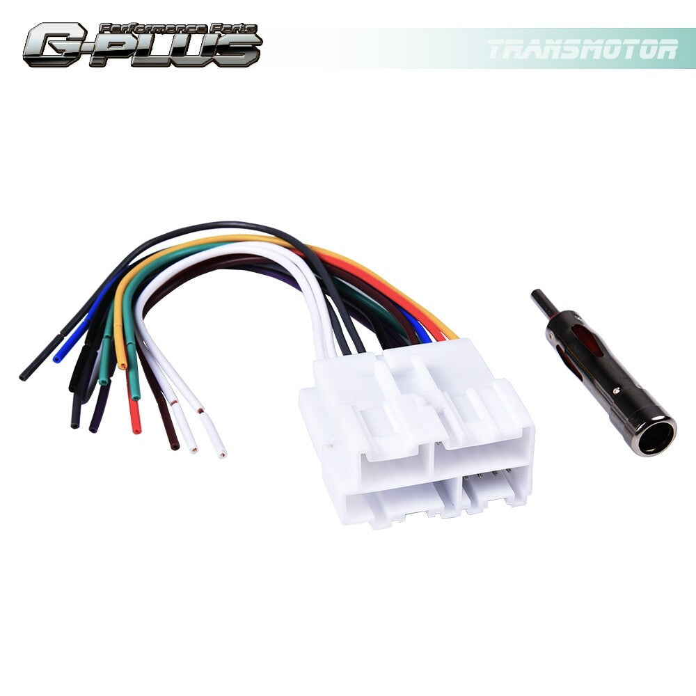 Suitable for truck single DIN stereo radio mounting dashboard kit wiring harness adapter
