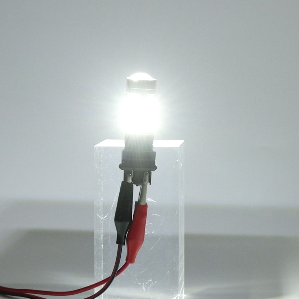 4 White/Amber 3157 LED DRL Switch Turn Signal Parking Bulbs (Incorrect)