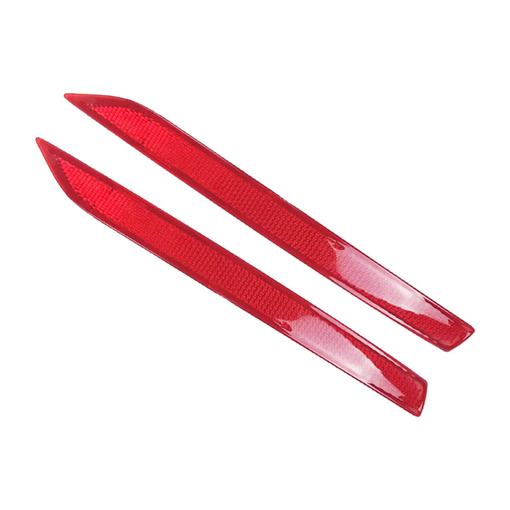 Fits 3 F35 LCI 15-18 2x Rear LH RH Bumper Corner Reflector Indicator Light Red