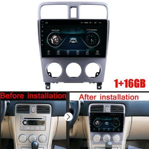9 For 02-08 for Subaru Forester Android 10.0 Stereo Radio Head Unit GPS Navi 1+16GB