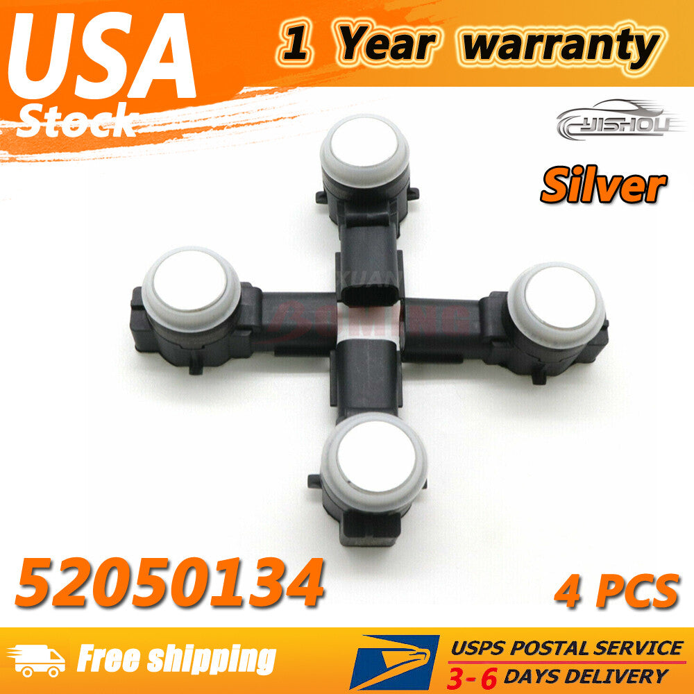 4x 52050134 New PDC Parking Sensor Bumper Aid Backup Fit For GM for Cadillac for Buick