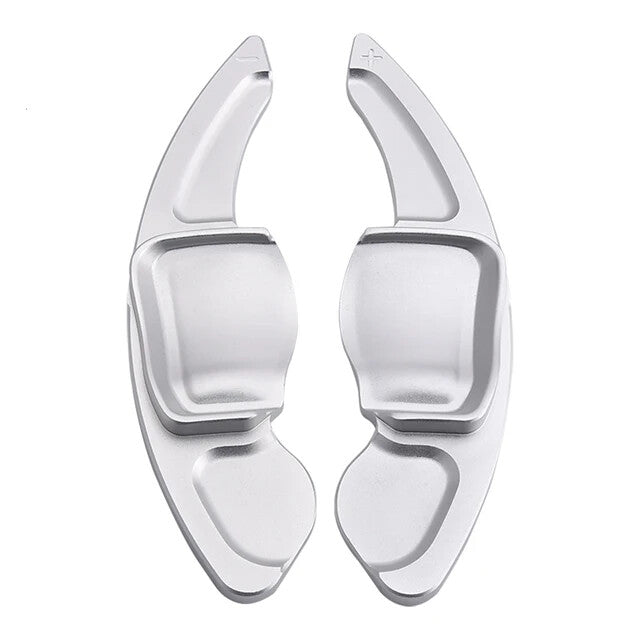 Steering wheel paddle shifter extended for Volkswagen for Golf MK6 GTI for Tiguan for Jetta Silver
