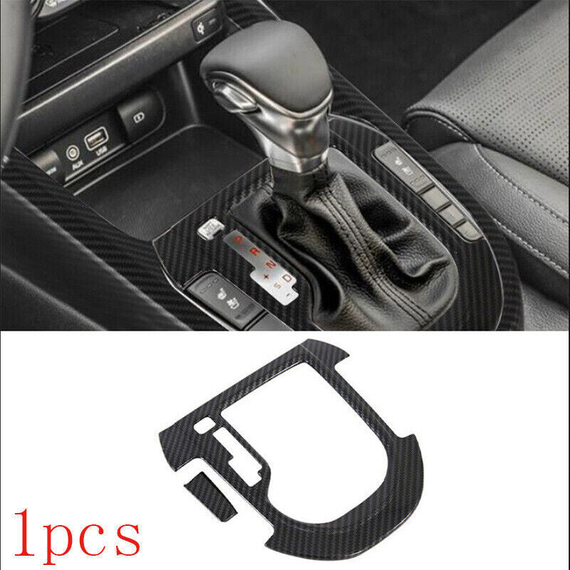 for Kia K3 Forte 2019-2021 Carbon Fiber Inner Gear Shift Box Panel Cover Trim