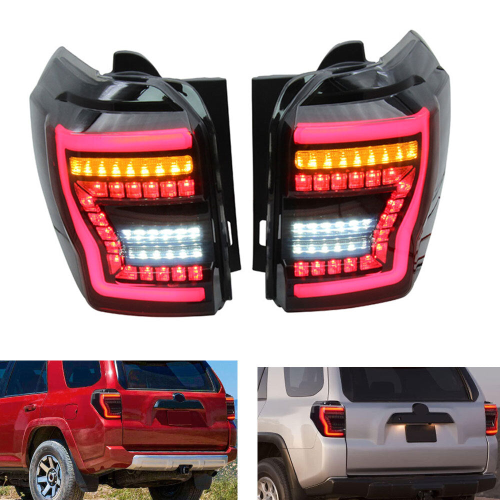 Rear Lamp Plug Play Tail Light Assembly for Toyota 4 Runner 2010-2022 Smoke