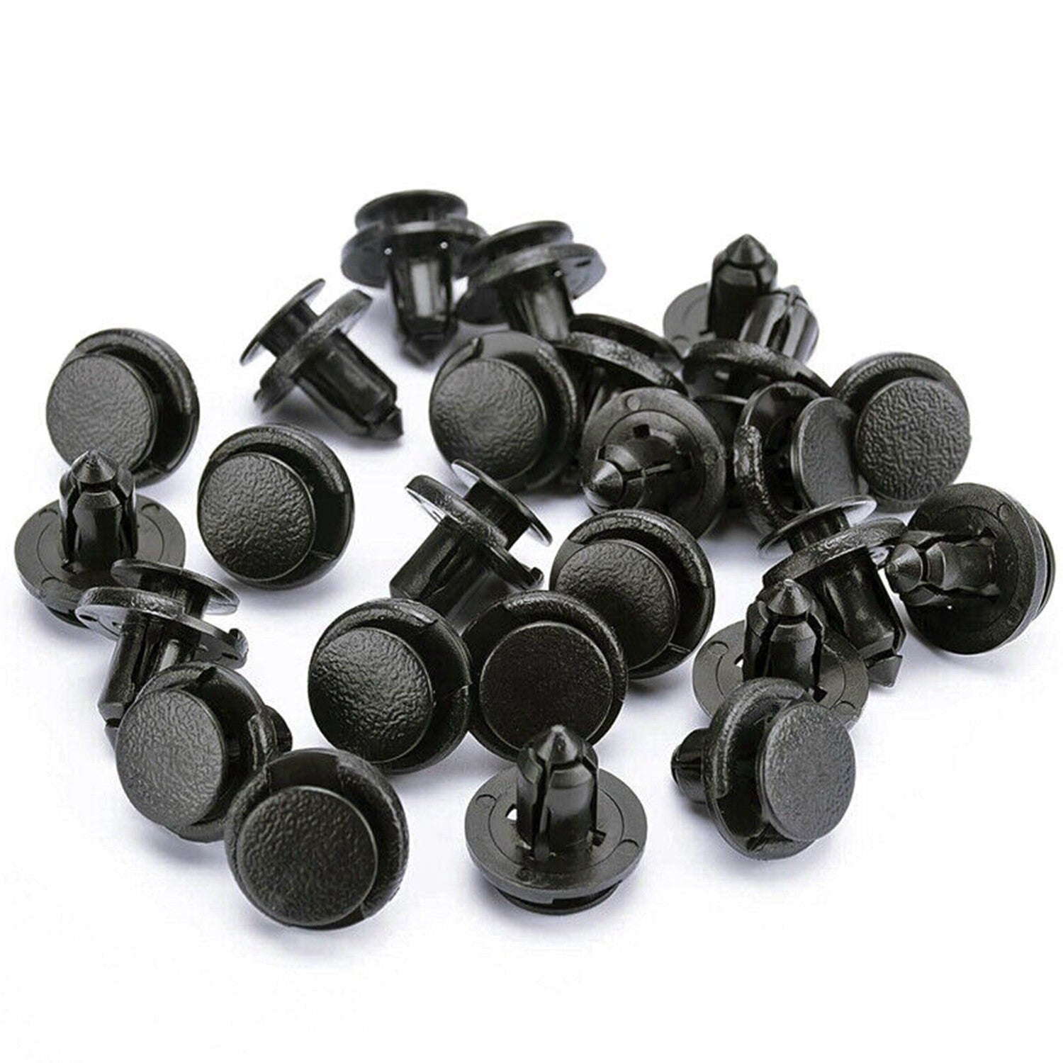 30X 8mm Hole Outer Garnish Push-Type Retainer Nylon Clips for Subaru 909140044