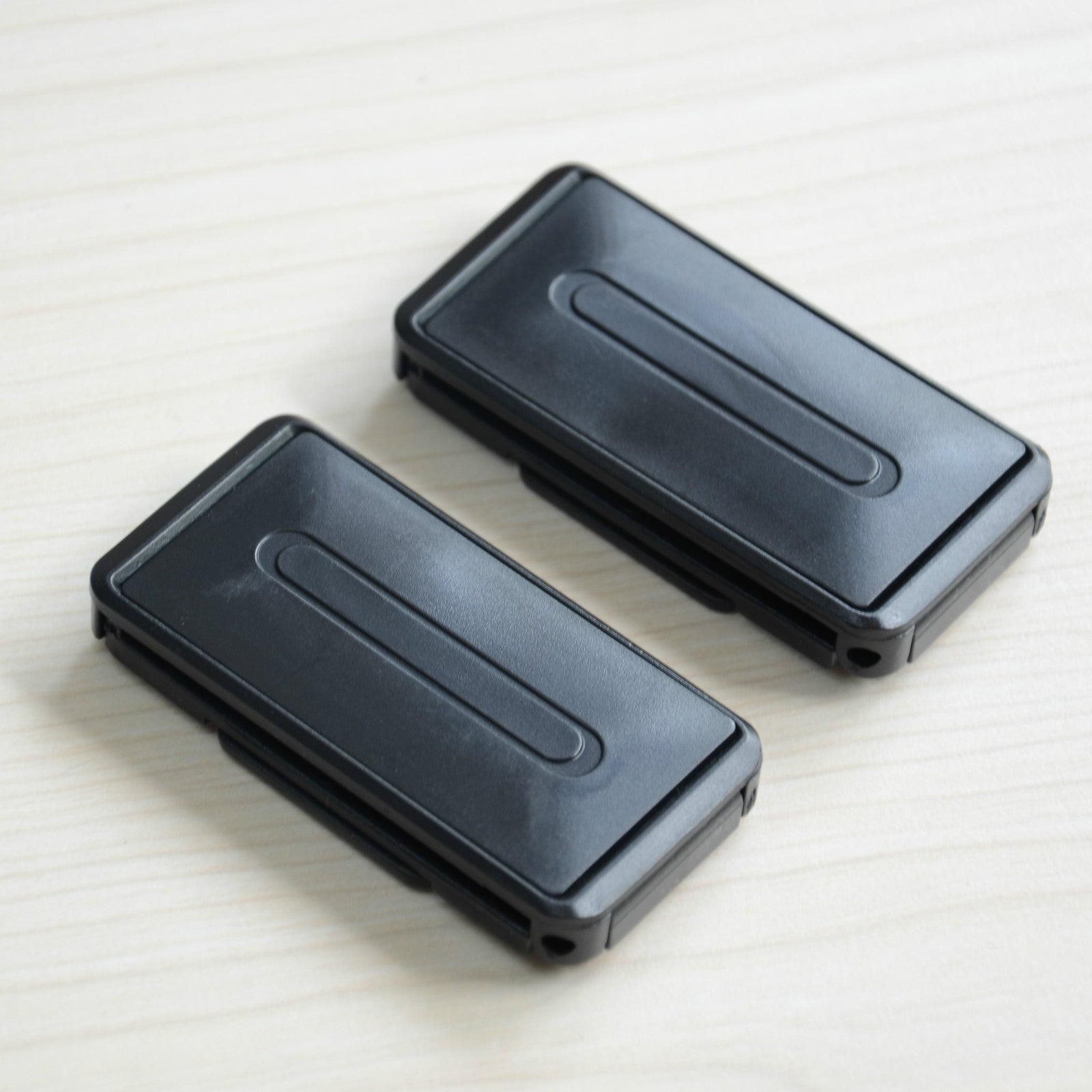 2x for Seat Safety Belt Stopper Strap Clip Car Auto Universal Black Comfort Safety
