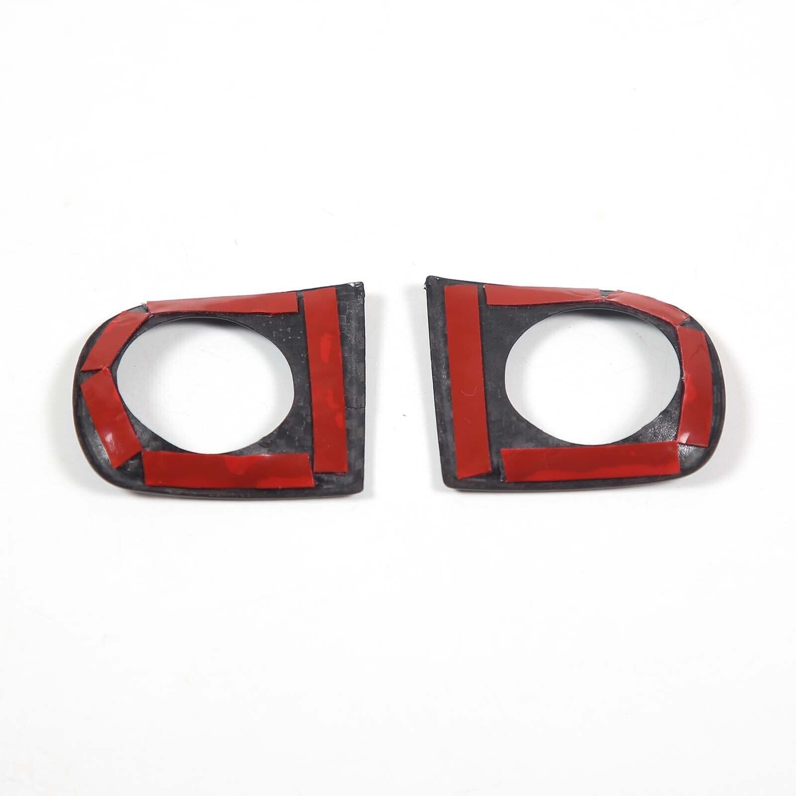 8-Piece ABS Orange Inner Door Switch Handle Cover Trim for Ford Maverick 2022-2023