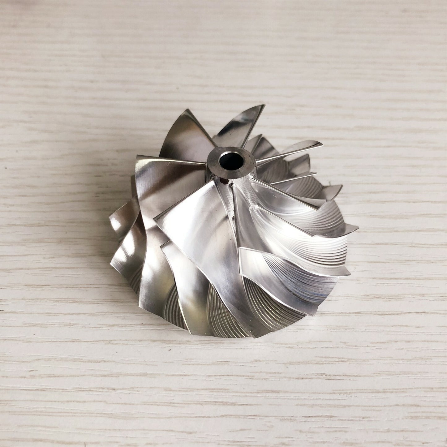 GT28 49.70/67.40 mm 7+7 Blade High-Performance Turbine Billet Compressor Wheel