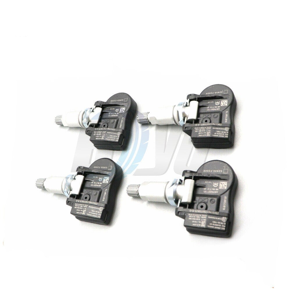 4x TPMS Tire Pressure Sensor 52933-F2000 433MHz for Hyundai for Elantra for Kia Rio