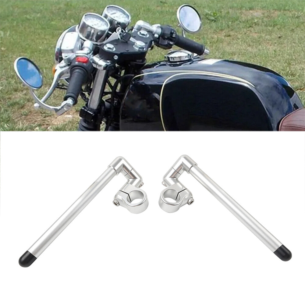 Universal 39MM Cafe Racer Bars 7/8 Motorcycle Clip-On Handlebar Fork Tube