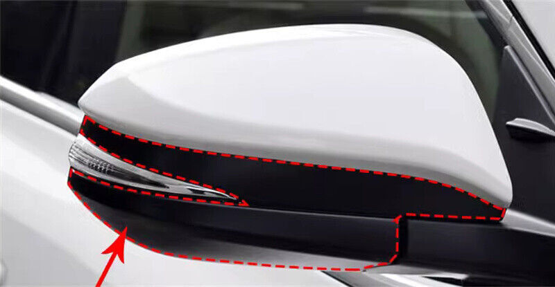 Right Side Rearview Door Mirror Base Cover Cap for Toyota Highlander 2014-2019