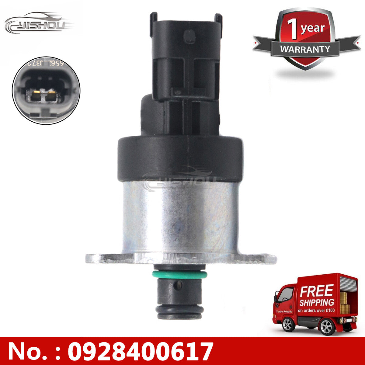 Fuel pressure regulating valve 0928400617 is suitable for Citro?n , for Ford , for Peugeot , and for Volvo .