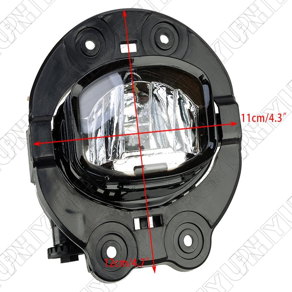 1Pc Fog Light Assembly Driver / Passenger Side for Jeep Cherokee 2019 68410368AB