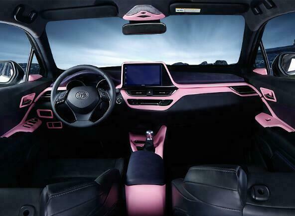 Pink Inner Console stripe cover 1pcs for Toyota CHR C-HR 2018-2021