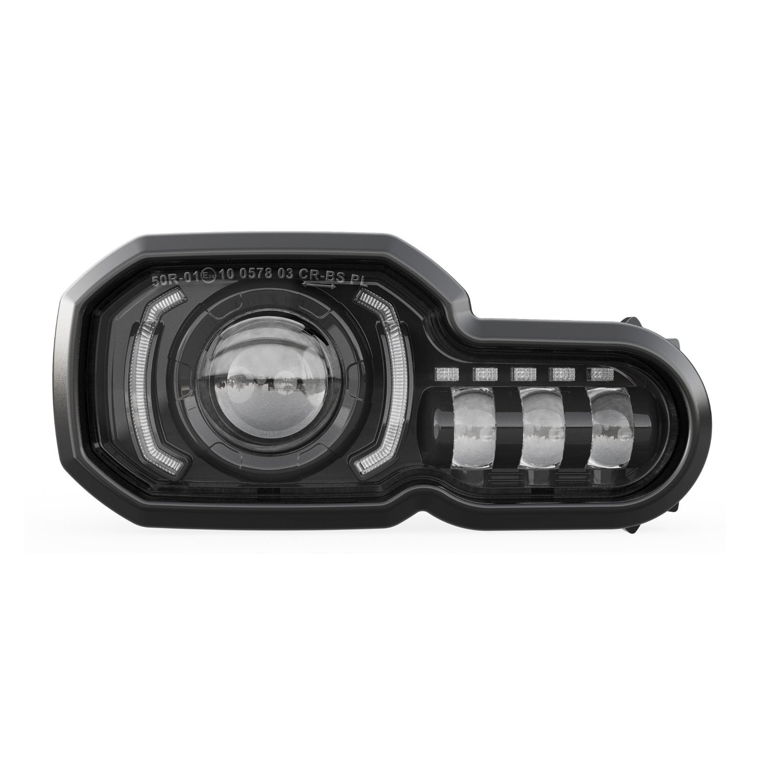 Front DRL LED headlight ring angel eye assembly suitable for F650GS, F800GS, F800R, F700GS