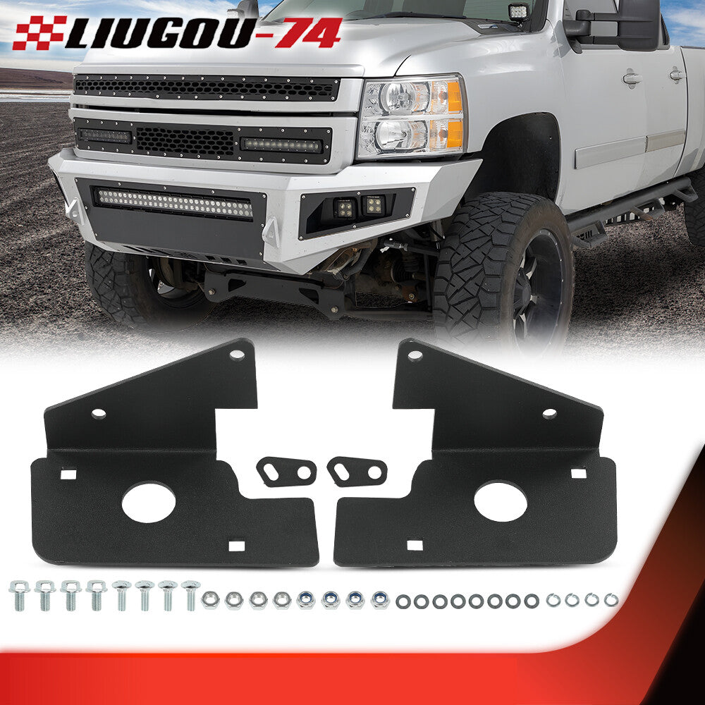 Suitable for 2007-14 for Chevrolet Silverado 1500 2500 3500 HD LED fog light mounting bracket