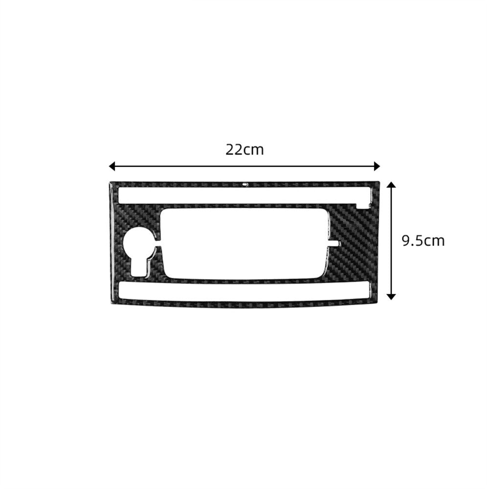 Carbon Fiber Central Console GPS Navigation Panel Cover for Honda Accord 13-17 A