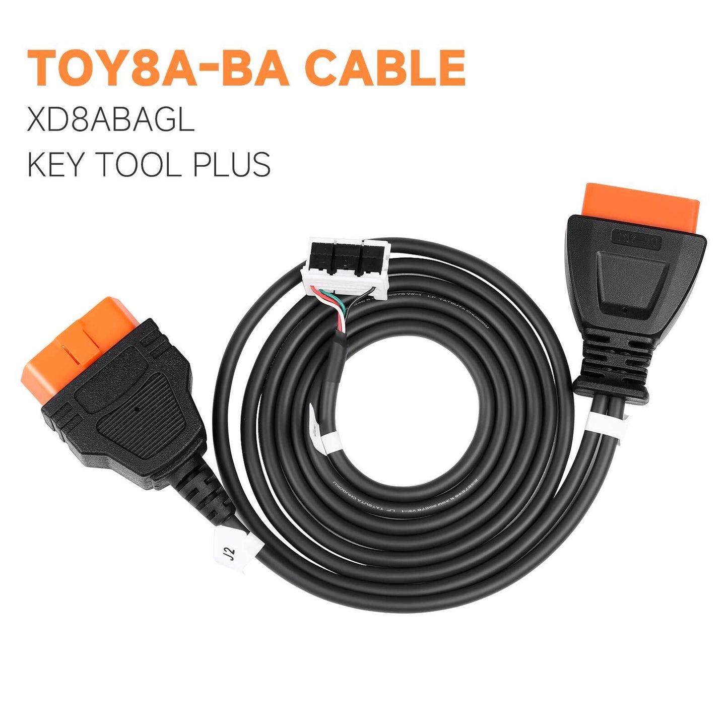 TOY-BA Cable for Toyota All Keys Lost Used for VVDI Key Tool Plus,Max Pro