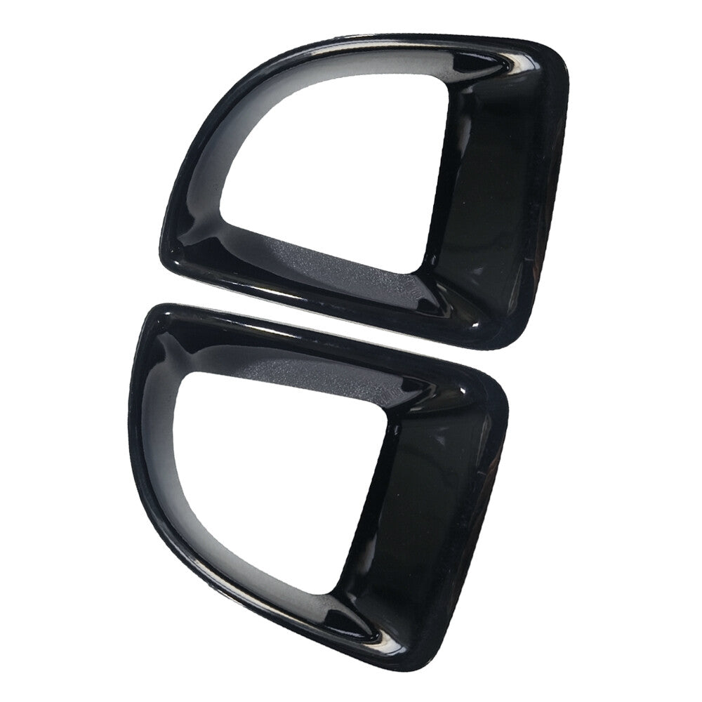 2x Front Air Duct Frames Black For Clubman R55 R56 R57 2010-2012 Left+Right