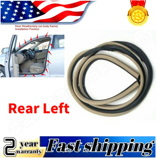 Rear left door rubber Weatherstrip body sealant for Honda Accord sedan 03-2007