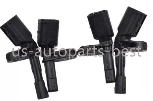 Front and Rear ABS Wheel Speed Sensor 4 pcs for Audi Q5 for VW for Passat for Golf for Jetta