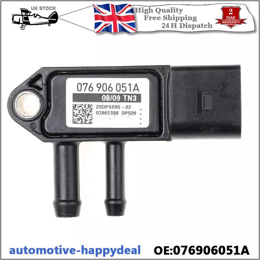DPF Diesel Particulate Filter Pressure Sensor 076906051A for VW for Skoda for Audi for Seat
