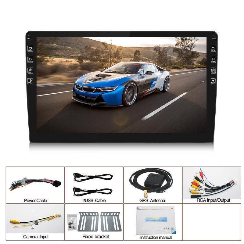 Auto Android 9.1 10.1 Blueteeth Stereo FM Radio 2 DIN Player GPS Wifi 1+16GB