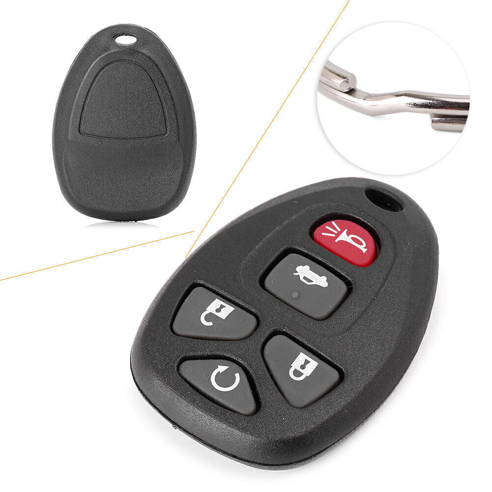 Remote Key Fob Case Shell 5 Buttons for Chevrolet Malibu for Pontiac G6 KOBGT04A Car