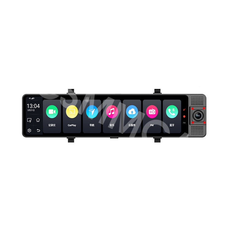 3 Camera Car DVR Video Recorder Dash Cam For Carplay Android Auto Night Vision