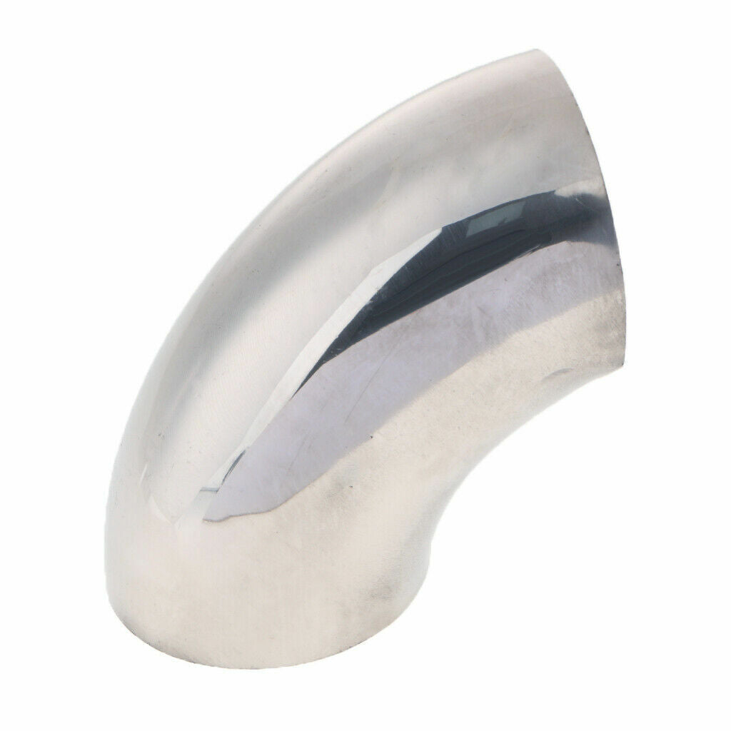 Car 2.5inch 63mm 90¡« Stainless Steel Elbow Exhaust Pipe Bend Tube Elbow Fitting