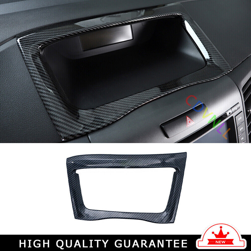 Middle Console Navigation Panel Trim for Honda CRV CR-V 2012-2016 Carbon Fiber