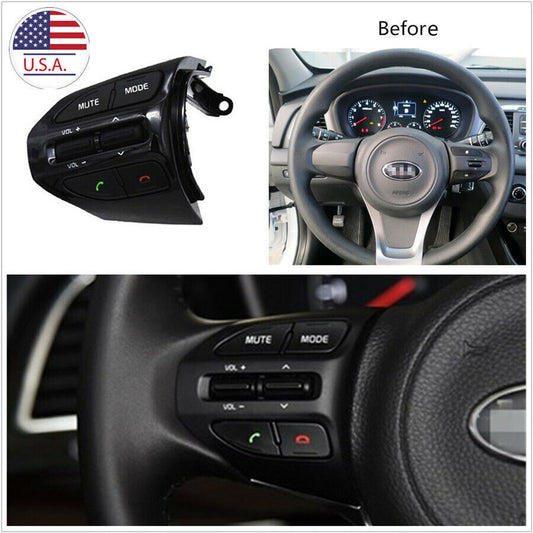 Steering Wheel Left Control Audio Mode Handsfree Button for Kia Optima for K5 14-15