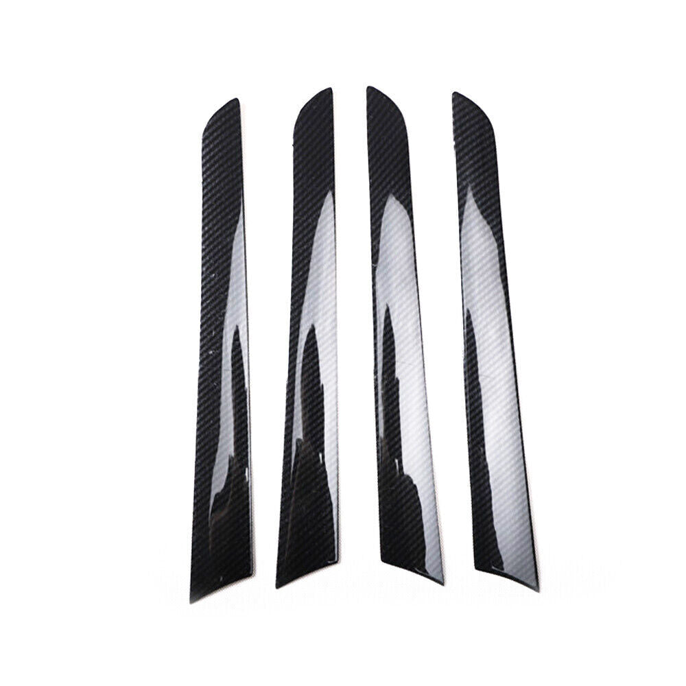Car Inner Door Panel Cover Trim Inner 4X Fit for Audi A5 2008-2016 Carbon Fiber