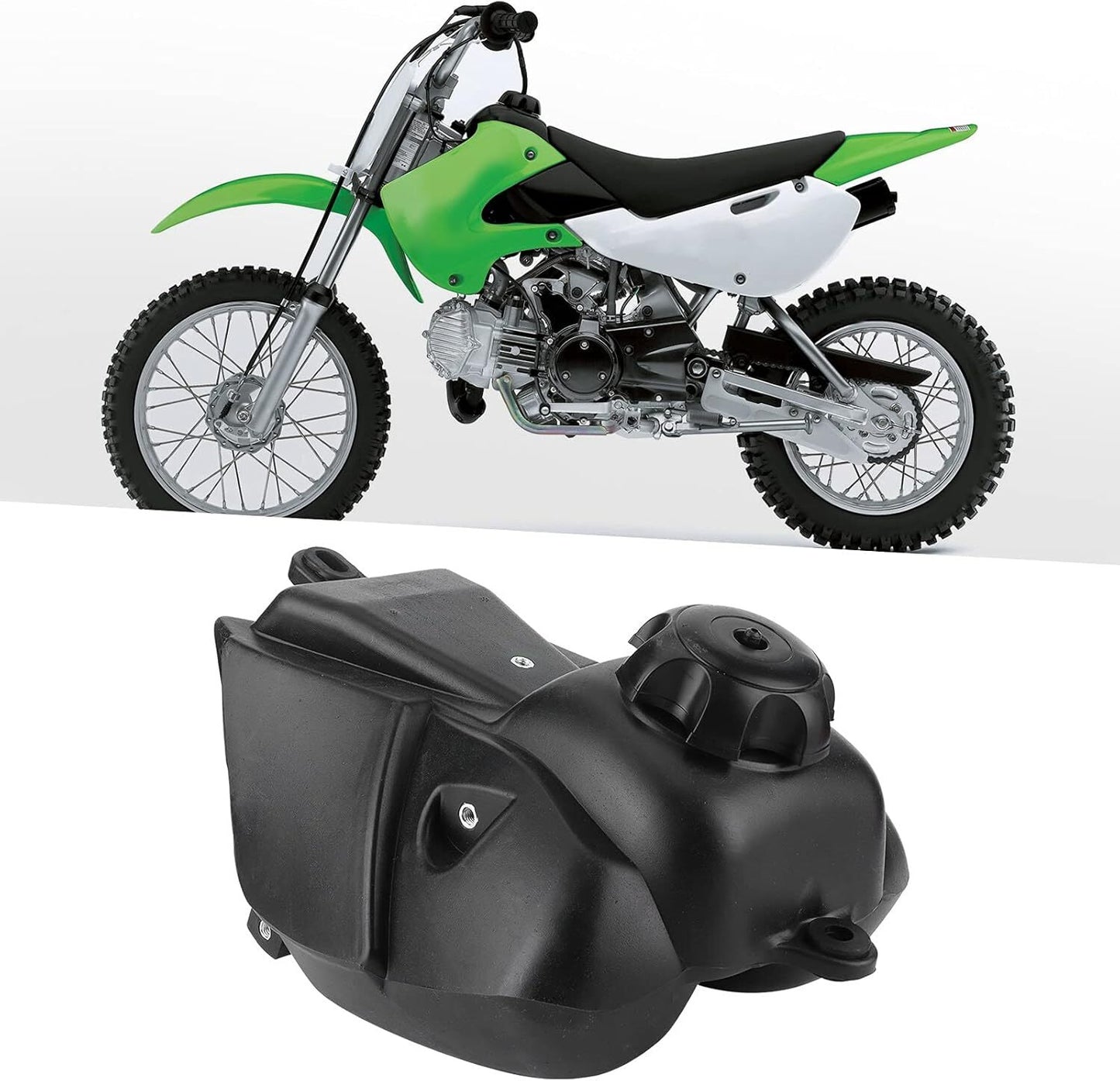 Motorcycle 5.5L Fuel Gas Tank Replacement W/Cap Switch Replacement KLX?110/KX?65