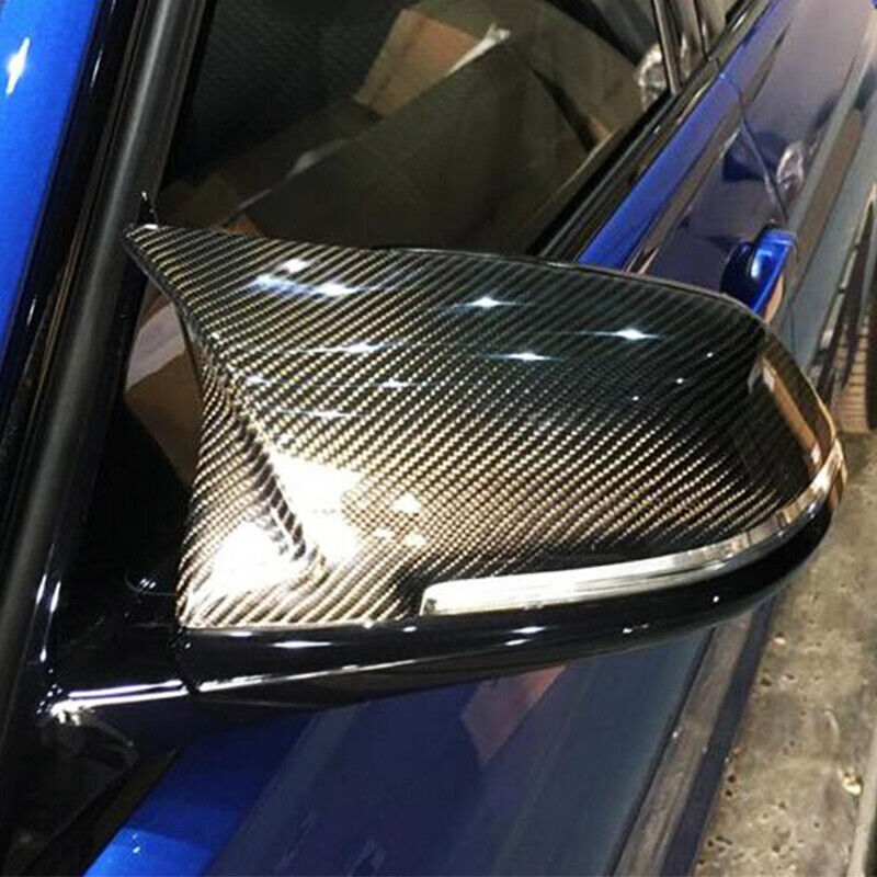 Real Carbon Fiber Car Side Mirror Cover Caps for BMW 4 Series 14-18 F32 F33 F36