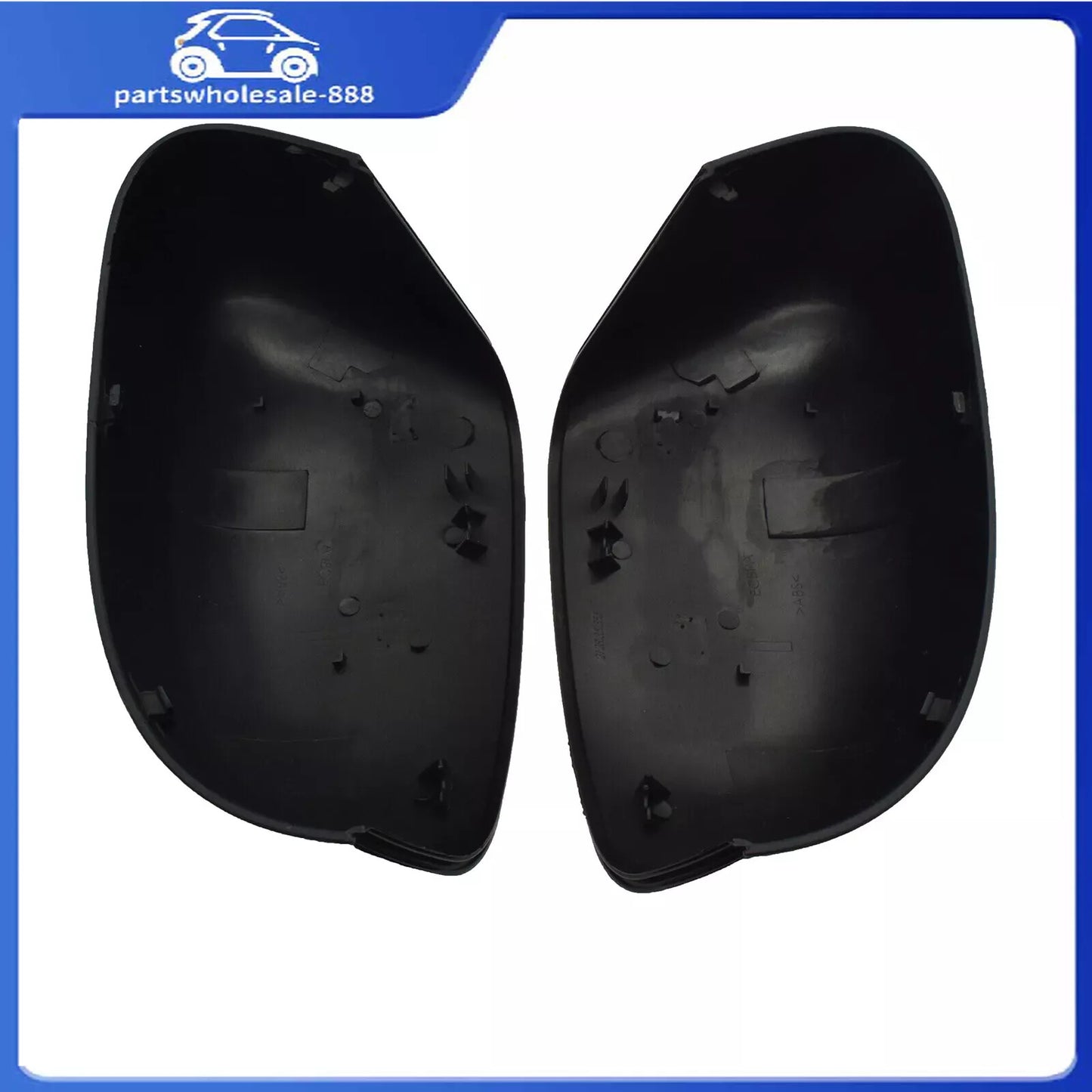 BM51-17K747-AA Left Right Side Mirror Cover Cap Pair for Ford Focus 2012-2018