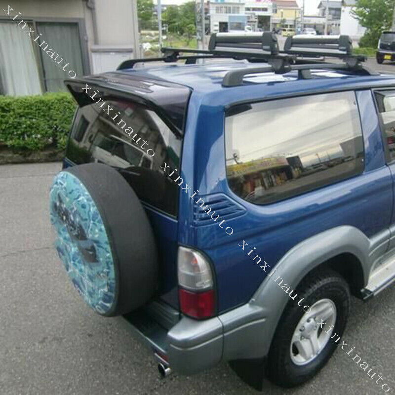 for Toyota Prado FJ90 FJ95 1998-02 Rear Window Sun Rain Shade Vent Visor Spoiler