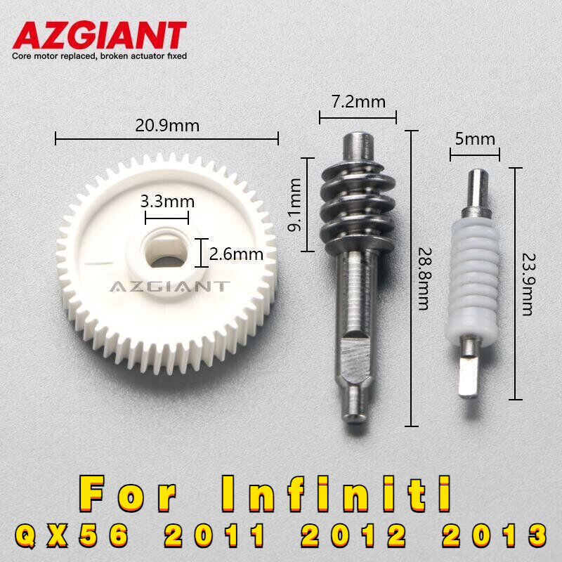 Power Side Mirror Folding Actuator Motor Gear for 2011 2012 2013 for Infiniti QX56