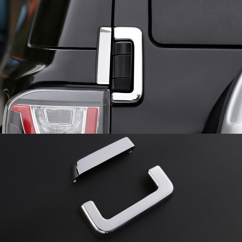 for Toyota FJ Cruiser 2007-2021 ABS Chrome Rear Tailgate Trunk Hinge Cover Trim