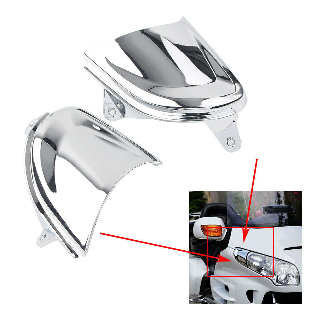 for Honda Goldwing Gold Wing Gl1800 2001-2011 Front Headlight Covers Guard