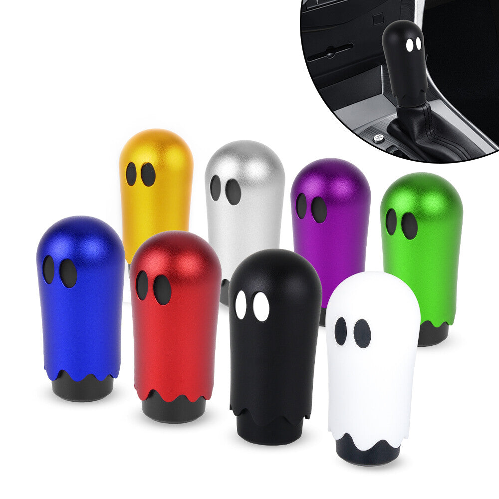 JDM for Ghost Shift Head Knob Cute Car Gear Shift Knob w/ M8 M10 M12 Adapter