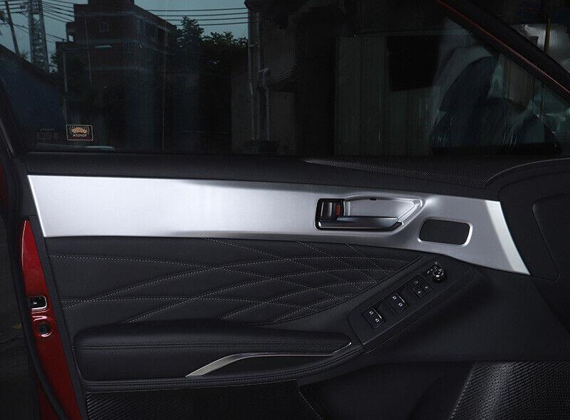 Matte Silver Interior Door Panel Cover Trim 4pcs Fit for Toyota for Avalon 2019-2021