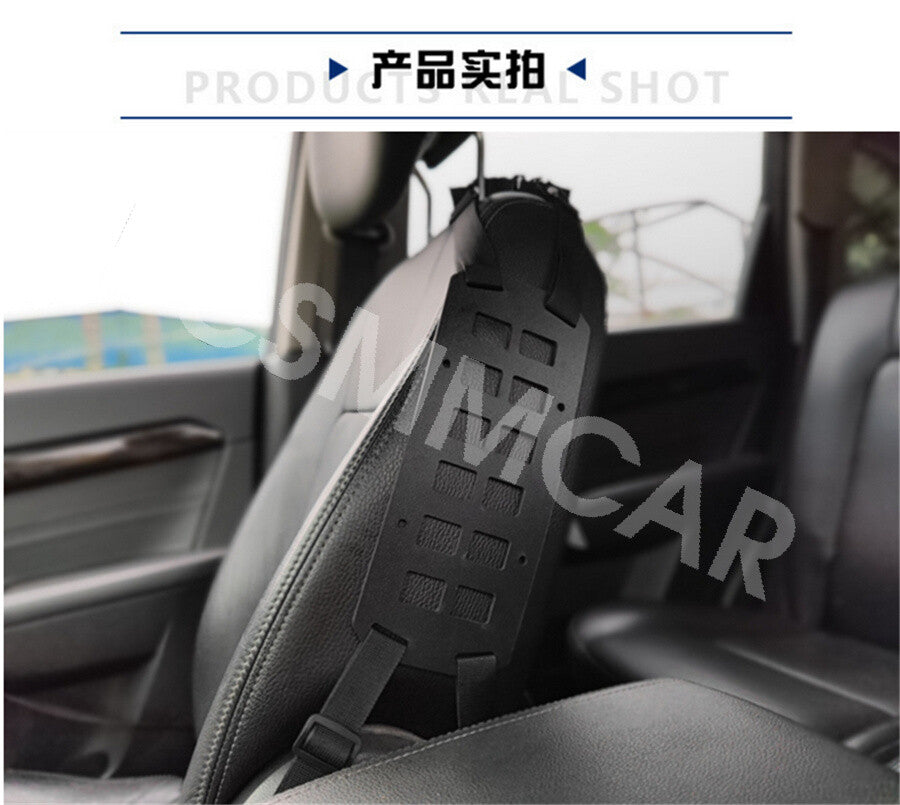Tactical Car for Seat Back Panel Interior Storage Organizer Hanging Bag Accessories