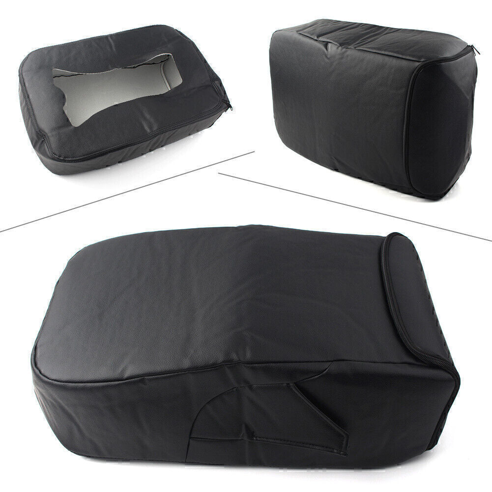 Center Console Lid Cover Leather For 2007-2013 12 Silverado Tahoe for Sierra Armrest