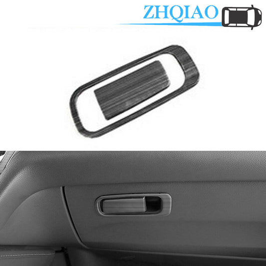 2PCS Black titanium Storage Box Handle Cover Trim Fits for Honda Accord 2018 2019