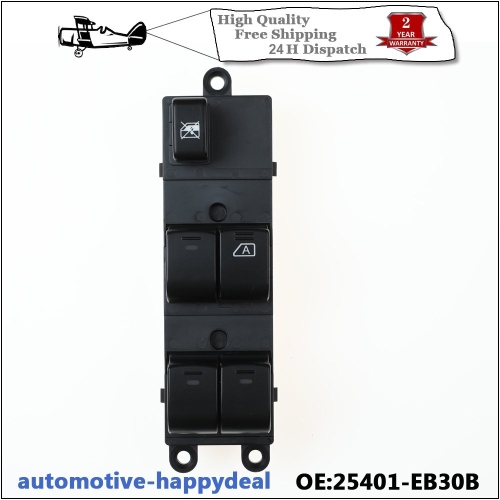 Electric Power Window Switch 25401-BB65 for Nissan Navara D40 QASHQAI J10 J11 UK