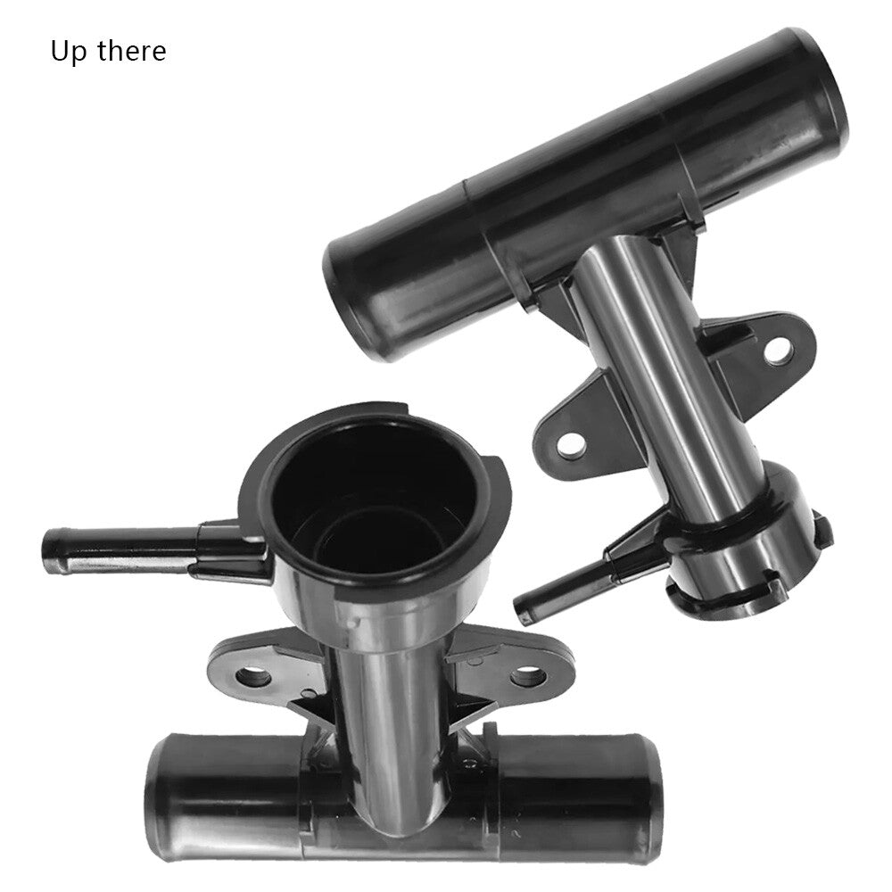 Fits For Versa March 1.6L 2012-2019 2x Upper Lower Coolant Neck Filler Black